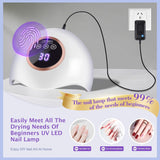 72W UV LED Normal Nail Polish Dryer with 18 Beads 3 Timer Setting