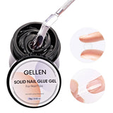 Best Nail Glue for Fake Nails Huge Capacity 15g Press on Nail Glue for Salon Art Need UV Light Cured