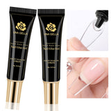 Best Nail Glue for Fake Nails 2 pcs Super Strong Glue for Acrylic Nails Curing Needed for Nails Extension Press On Nails