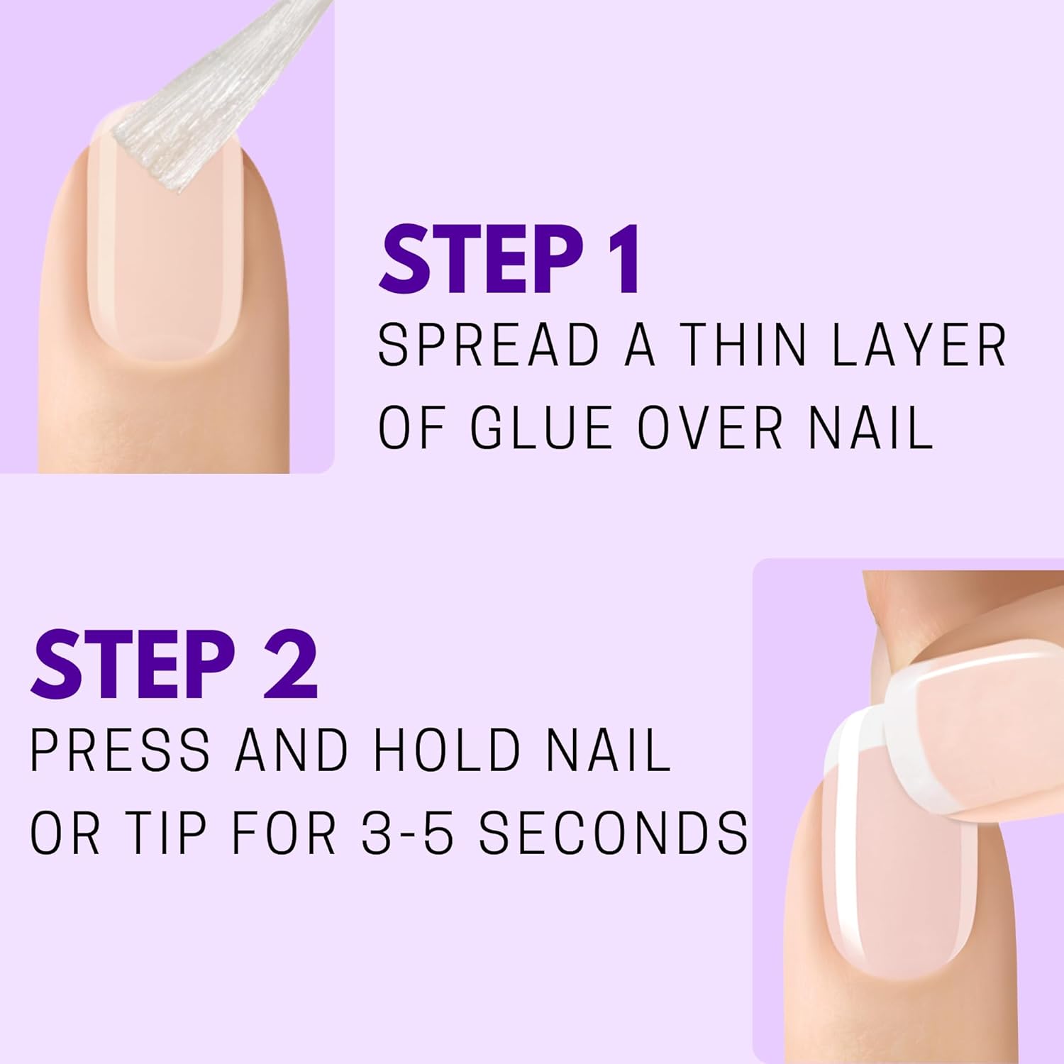 Best Acrylic Nail Glue Easy to Apply False Nail Glue Quick-Drying Top-rated Nail Glue Lasts Up to 7 Days