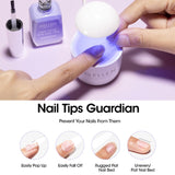 4 in 1 LED UV Nail Glue for Acrylic Nails Best Glue on Acrylic Nails  Long Lasting for 28+ Days