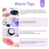 2 PCS Press on Nail Glue for Acrylic Nails Best False Nail Glue for Fake Nail Tips UV LED Lamp Cured