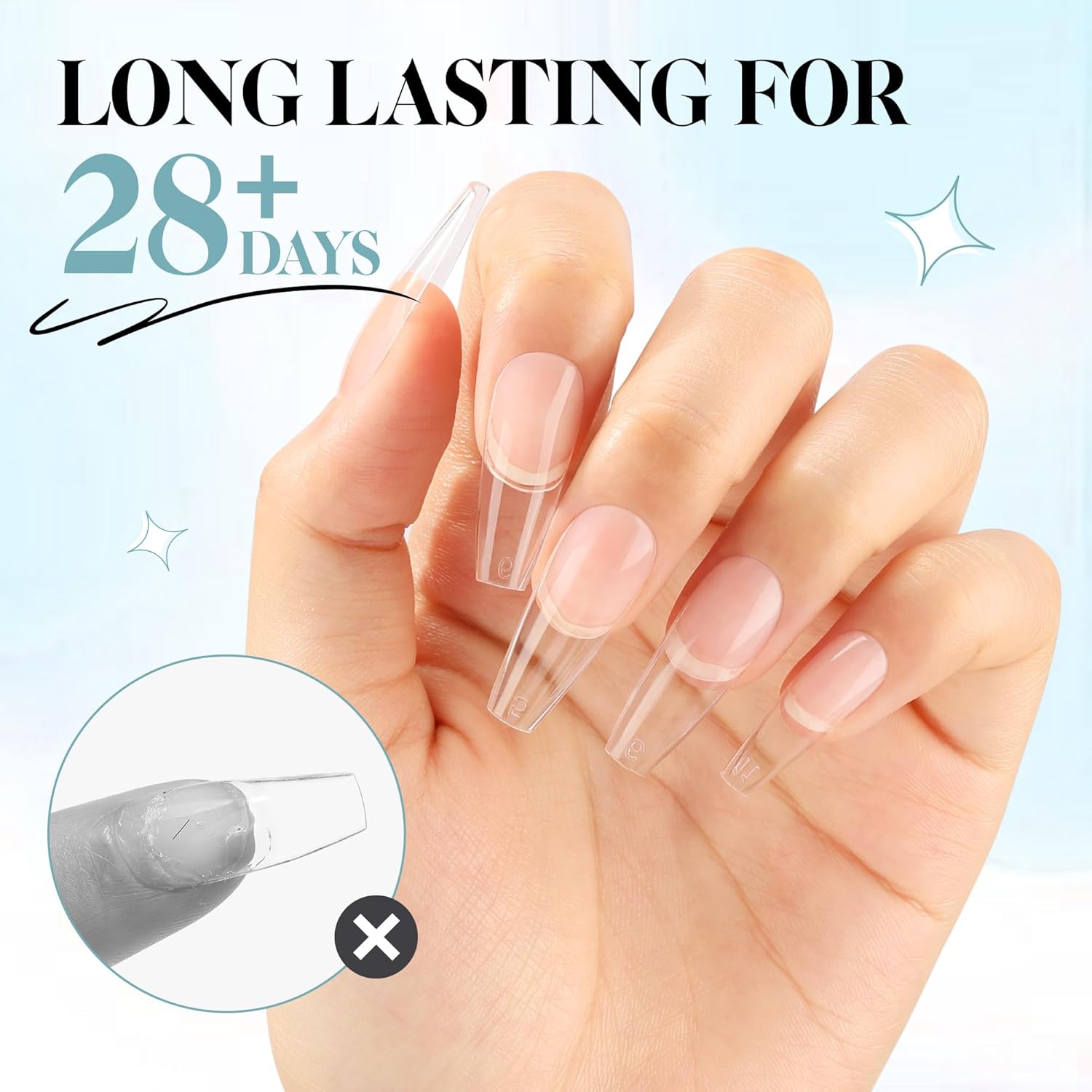 10ml Gel Nail Glue for Acrylic Nails Solid Nail Glue Gel Best Nail Glue for Nails Extension